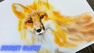 The Secret Behind Painting a Glowing Watercolor Fox