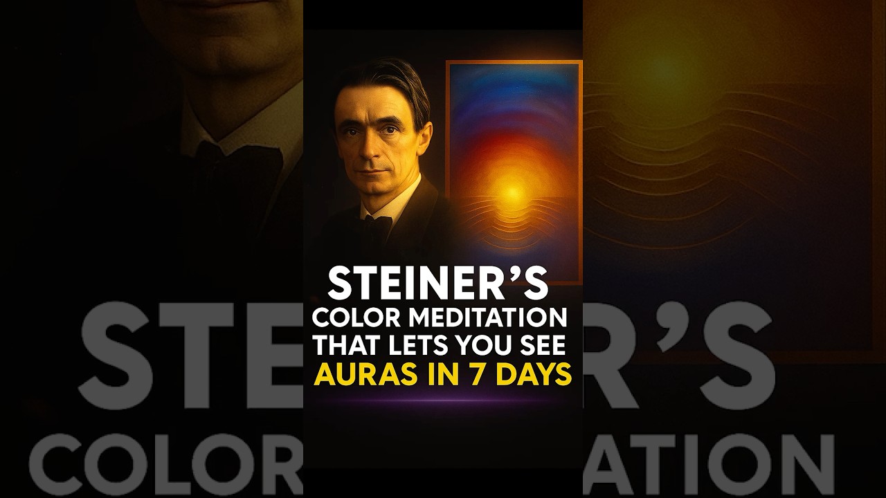 Steiner's Color Meditation That Lets You See Auras in 7 Days