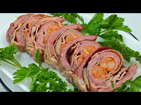Rotolo di carne con salsicce - esplosionedigusto