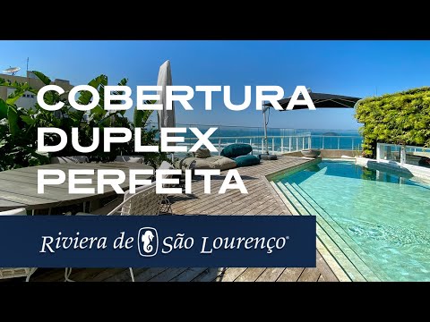 Cobertura duplex alto padrão, perfeição na Riviera de São Lourenço