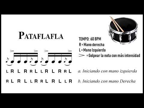 27. Pataflafla – 40 RUDIMENTOS | Clases de Batería