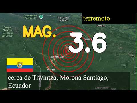 😱🚨  Terremoto cerca de Tiwintza, Morona Santiago, Ecuador actualizaciones en vivo hoy: Terremoto cer