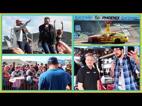 Exploring Phoenix Raceway's INfield | Celebrities, Interviews, and a fantastic NASCAR race!