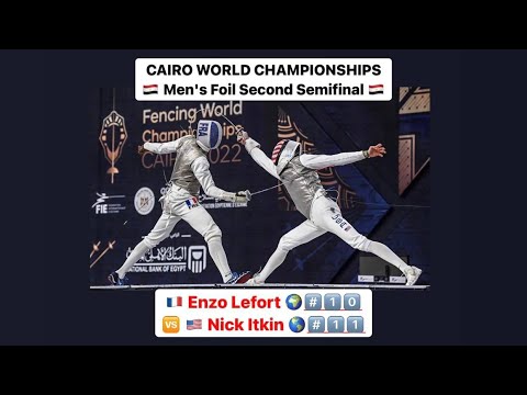 Cairo World Championships 2022 SMF - L4 - Lefort FRA v Itkin USA