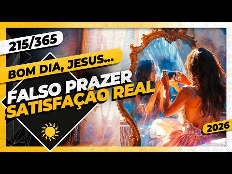 FALSO PRAZER: SATISFAÇÃO REAL – Bom dia, Jesus! 215/365 (2026)