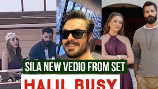 Sila Turkoglu New Vedio from Set !Halil Ibrahim Ceyhan Busy