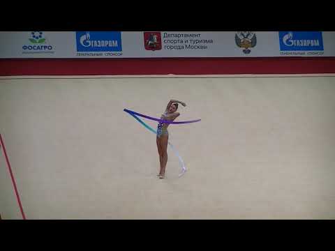 Soldatova Aleksandra (RUS)  ribbon Qual Grand Prix Moscow 2018