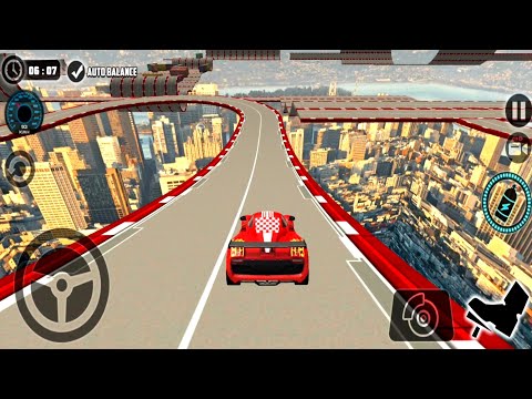 Impossible Stunt Car Tracks 3D - Blue Car Driving Stunts - Android GamePlay 2019. #18