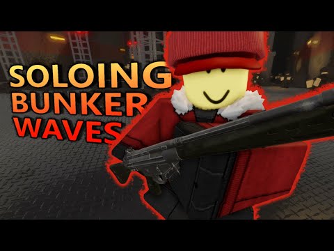 SOLOING BUNKERS 20 WAVES | Roblox Blackout: Revival