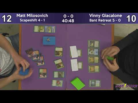 Matt Milosovich (Scapeshift) vs Vinny Giacalone (Bant Retreat) - Sunday Night Modern 12/23/18
