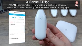 X-Sense STH55 | WLAN Thermometer + Hygrometer mit großer Reichweite