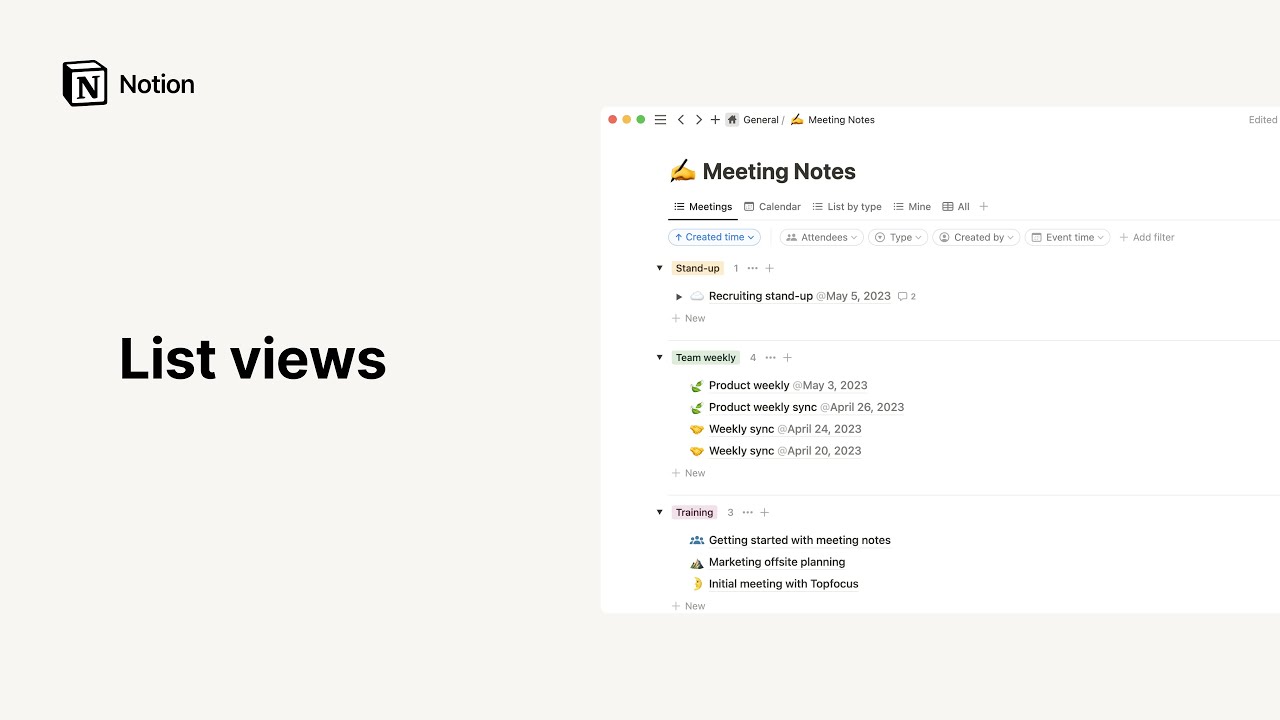 List view databases in Notion | Notion Help – Notion Help Center