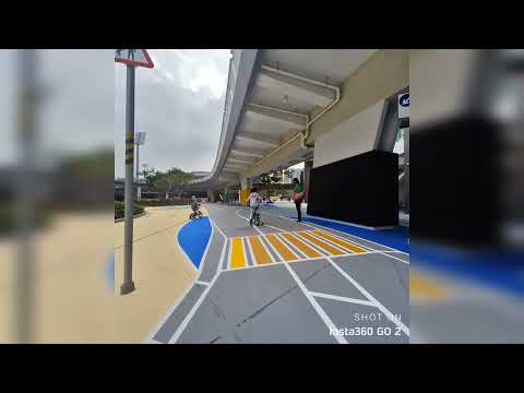 Insta360 GO2 香港單車館公園單車園地(掠影) | 讓小朋友認識路上標誌 | 適合兒童學單車好去處