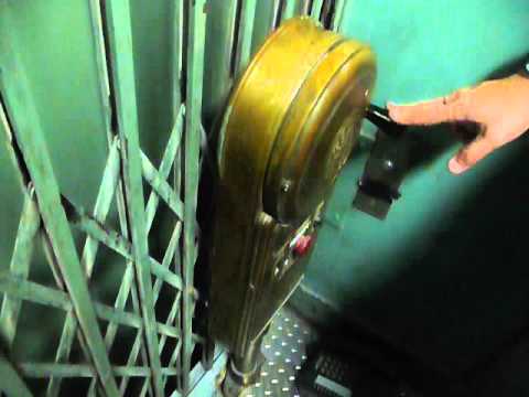 AMAZING 1920s Otis Manually Controlled Traction Freight Elevators At An ?? Location In NYC
