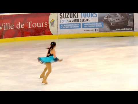 Hannah Sprung (Age 9) - French National Championships 2017 - Figure Skating