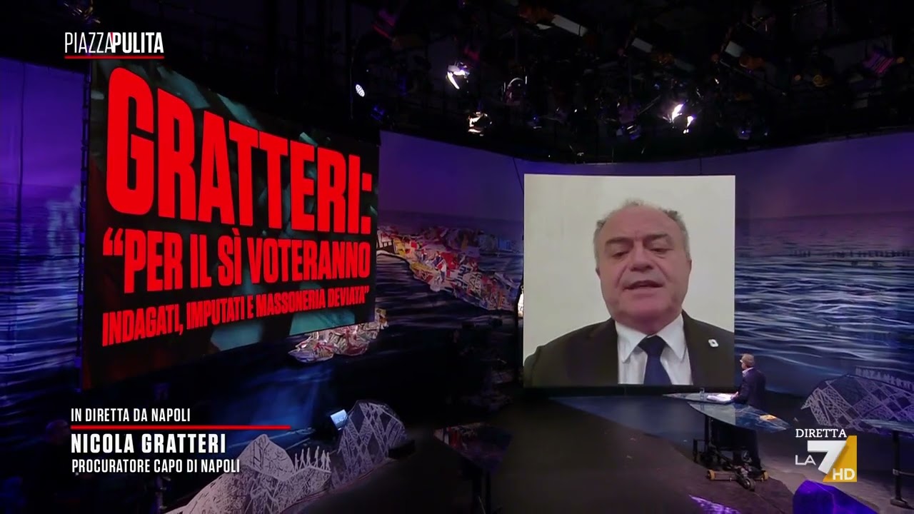 Referendum giustizia, Gratteri replica alle polemiche: "Chi mi accusa è in malafede, ho ...