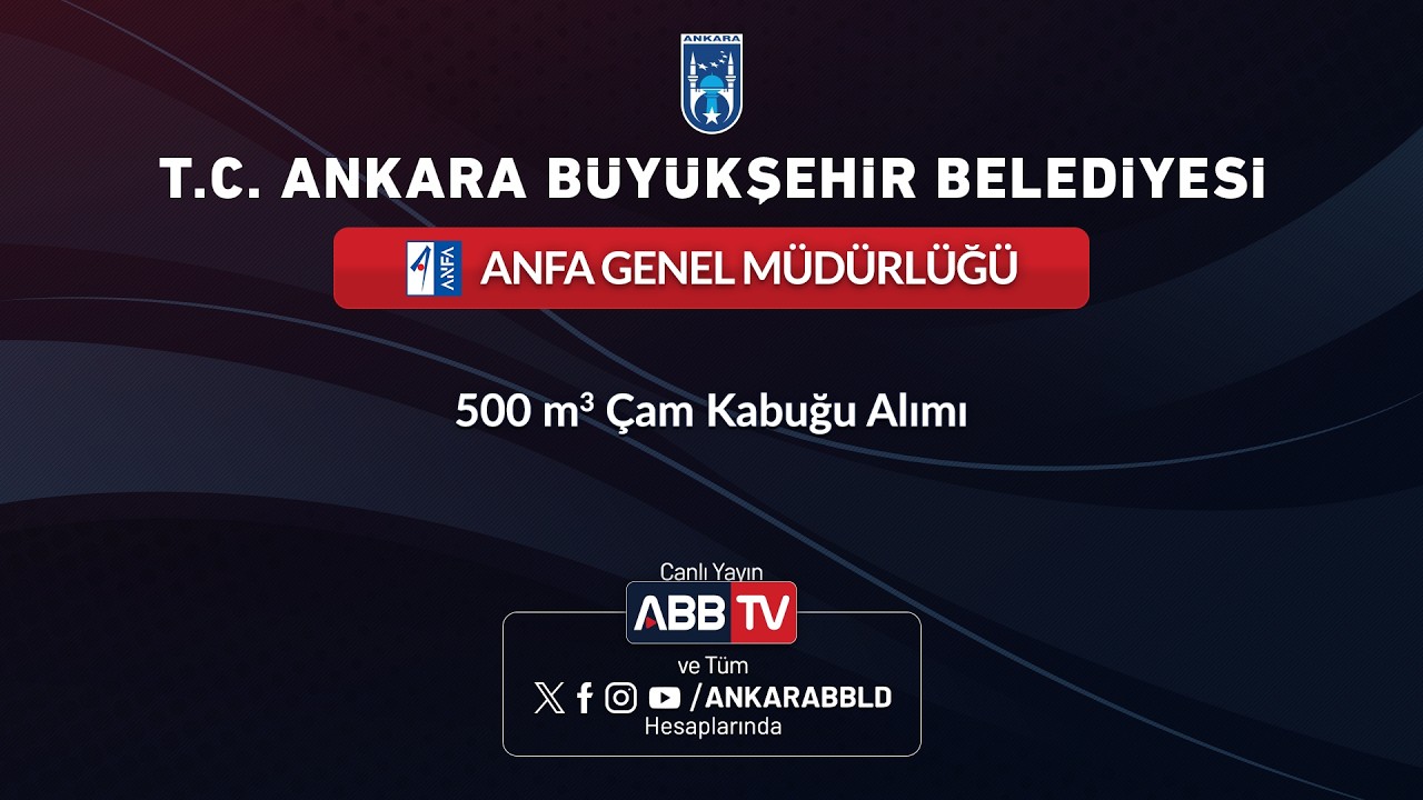ANFA GENEL MÜDÜRLÜĞÜ - 500 M3 ÇAM KABUĞU ALIMI