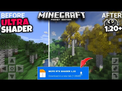 EPIC SHADER HACK for Minecraft PE 1.20+ 🐧😱 100% WORKS!