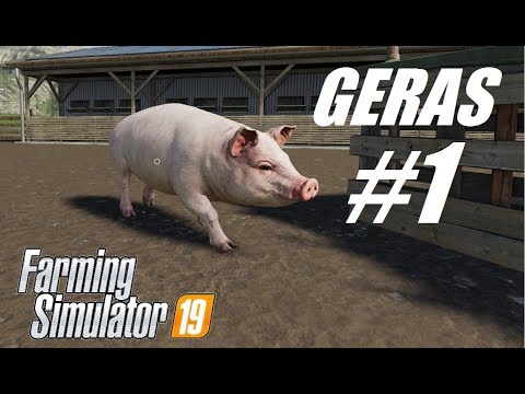 Farming Simulator 2019 #1 // Свиньи // Разбираемся, как выращивать свиней