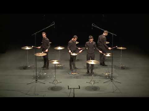 Ryoji Ikeda - Metal Music III Cymbals for quartet, Op 5, 2016
