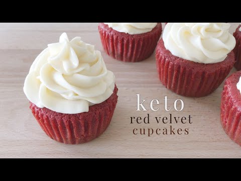 Keto Red Velvet Cupcakes