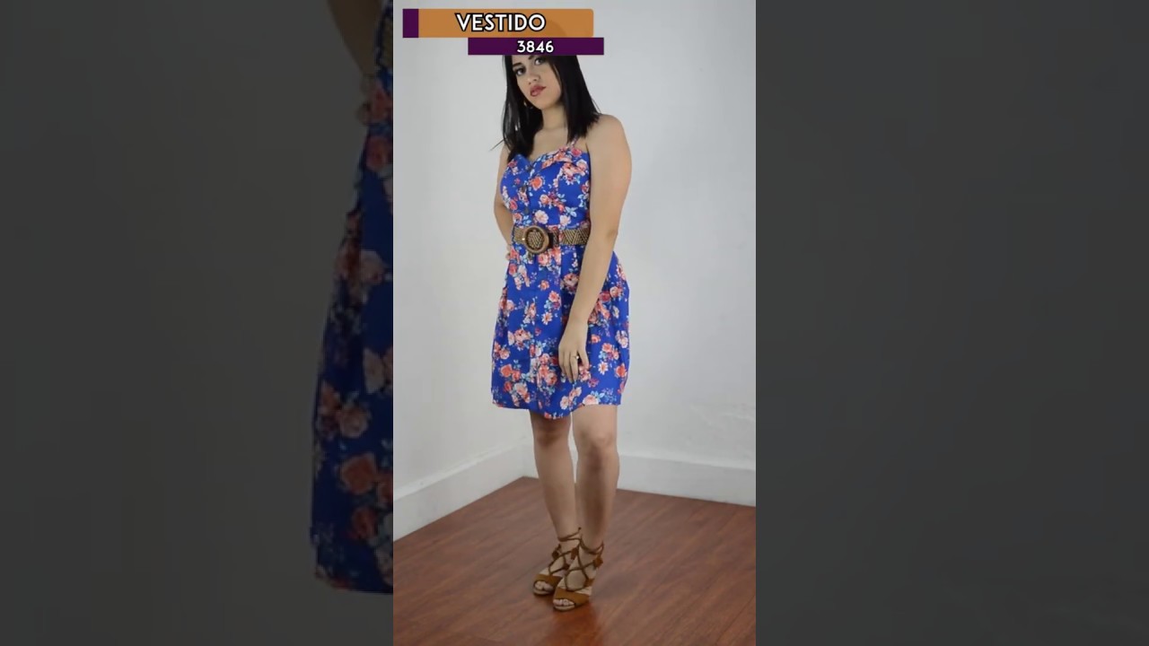 Vestido estampado floral,cinturón grueso café.Talla chica,mediana,grande.