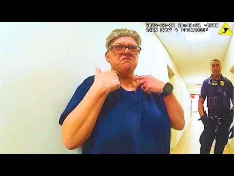 Entitled Karen Tries To Stop Police From Making Arrest, INSTANTLY Regrets It