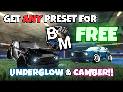 How to get UNDERGLOW & CAMBER in Rocket League!! (Bakkesmod Tutorial)
