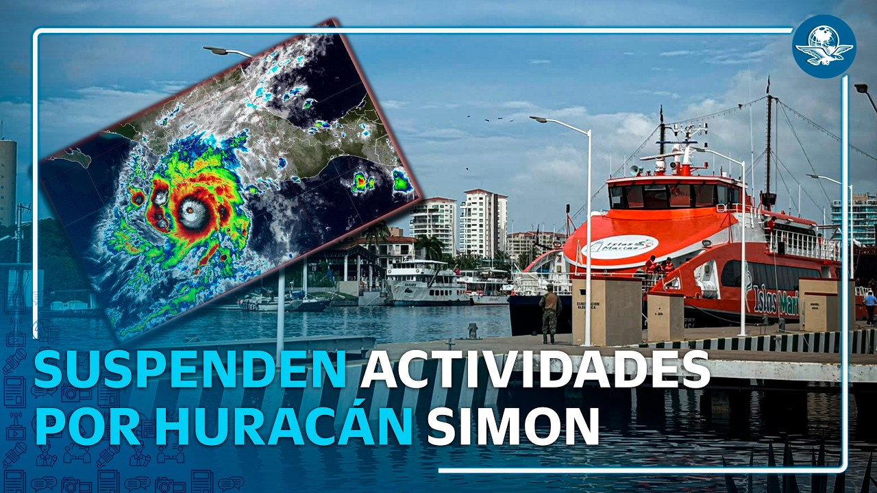 Por huracán Simón suspenden actividades en 24 municipios de cuatro estados
