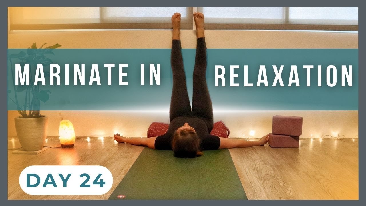 Wall Yin Yoga to Unwind & Relax — Yin Yoga class, 33 minutes