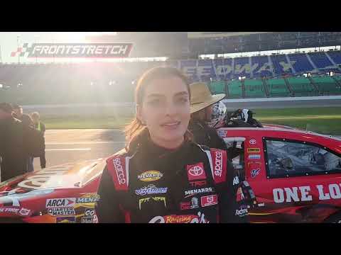 Toni Breidinger After Earning Best Finish: "ARCA Has Been A Really Great Development Tool For Me"