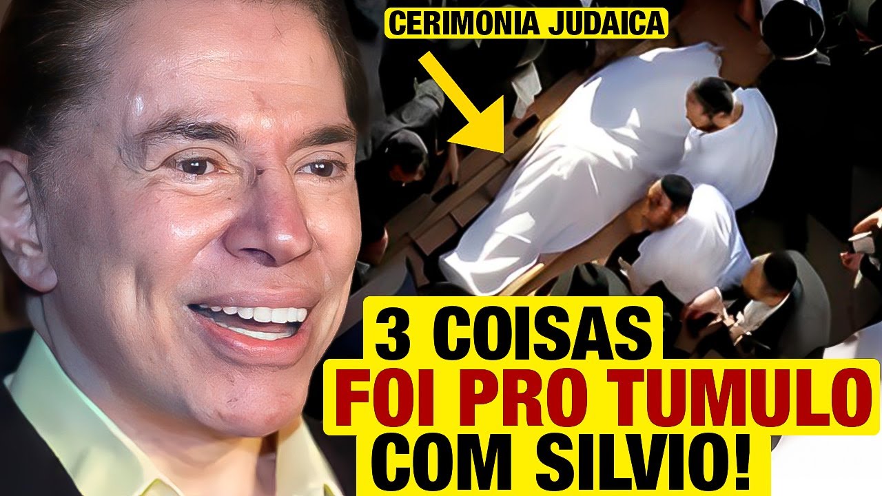 DETALHE NO TUMULO DE SILVIO SANTOS SURPREENDEU TODOS! 3 Coisas foram levadas pro tumulo com Silvio