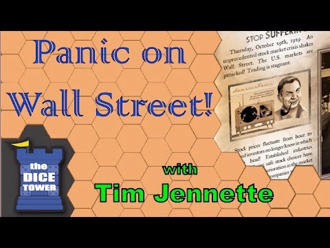The Dice Tower: Panic on Wall Street! review - with Tim Jennette