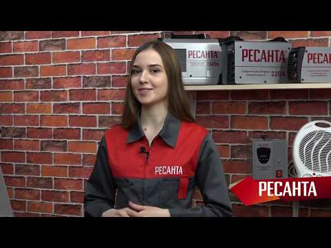Обогреватель РЕСАНТА ТВК-3 серый-черный - Видео