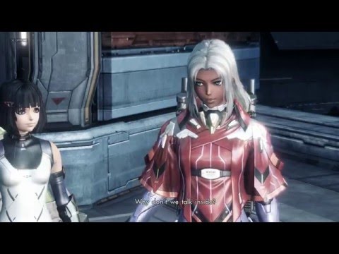 Xenoblade Chronicles X - Chapter 1 New Los Angeles: BLADE Barricks Cross Meets Kentaro Nagi Cutscene