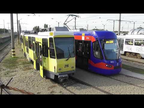 2022.10.10 Villamosok Nagyváradon / Trams in Oradea