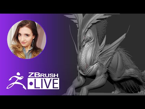 3D Concepting Creatures with a Focus on Silhouette! - Ashley A. Adams - ZBrush 2021