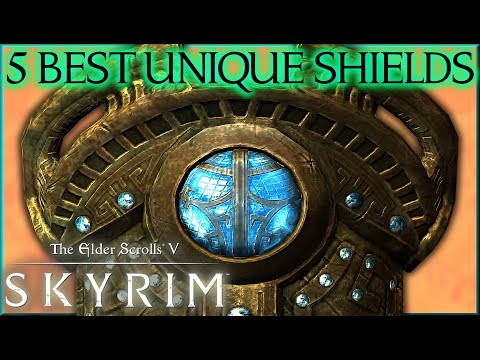 5 BEST UNIQUE SHIELDS (+LOCATIONS) in TESV: Skyrim SE - Caedo's Countdowns