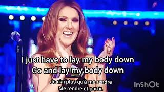 Breakaway clip live Céline Dion paroles et traduction
