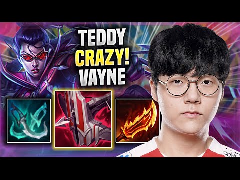 TEDDY CRAZY VAYNE GAME IN KR SOLOQ! - T1 Teddy Plays Vayne ADC vs Kai'sa!
