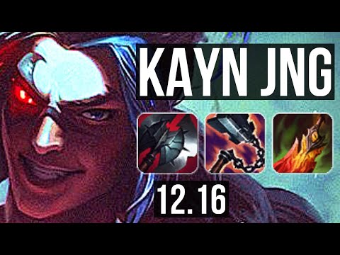 KAYN vs ELISE (JNG) | 20/2/11, 2.5M mastery, 1600+ games, Legendary | KR Diamond | 12.16