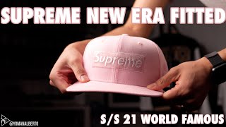 SUPREME NEW ERA BOGO Pink "Champions" Fitted Hat Review SS21 | 2021 Week 1