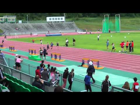 200m qualification Ian Hume 2013 Audrey Jackson