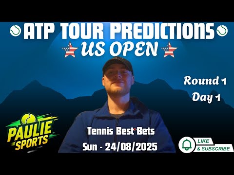 ATP US Open | Tennis Predictions Today 24/08/2025 | Betting Breakdown #tennis #america #usopen