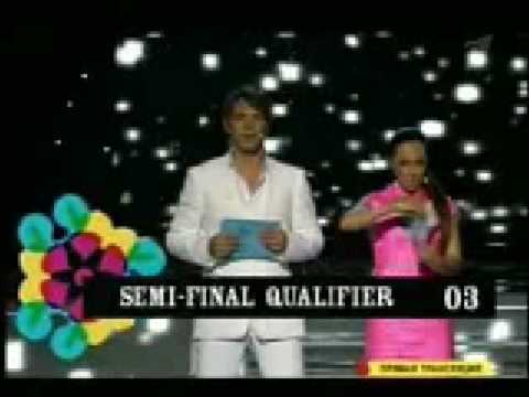 Dima Koldun qualified for the Final of the Eurovision Song Contest 2007 for Belarus with work your magic