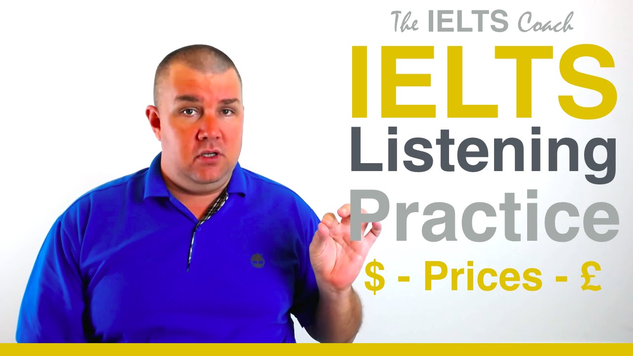 IELTS Listening Practice - Prices