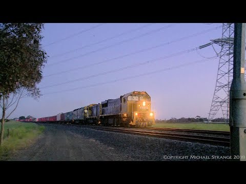 Broad Gauge Mildura / Merbein "Fruit Flyer" Container Train  - PoathTV Australian Railways