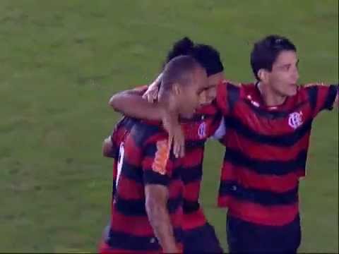 Santos 4 x 5 Flamengo gols 27/07/2011 Brasileirão