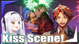 Roberu and Mea react to It Takes Two kiss scene 【Holostars EngSub】