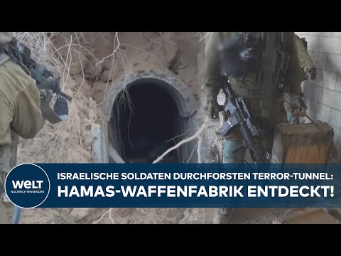 KRIEG IN NAHOST: Israelische Armee entdeckt in Gaza-Tunnel bislang größte Waffenfabrik der Hamas